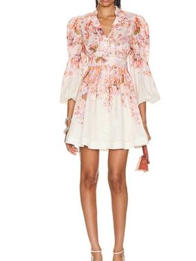 zimmermann master embroidered dress Zimmermann Master Embroidered Dress in Natural
